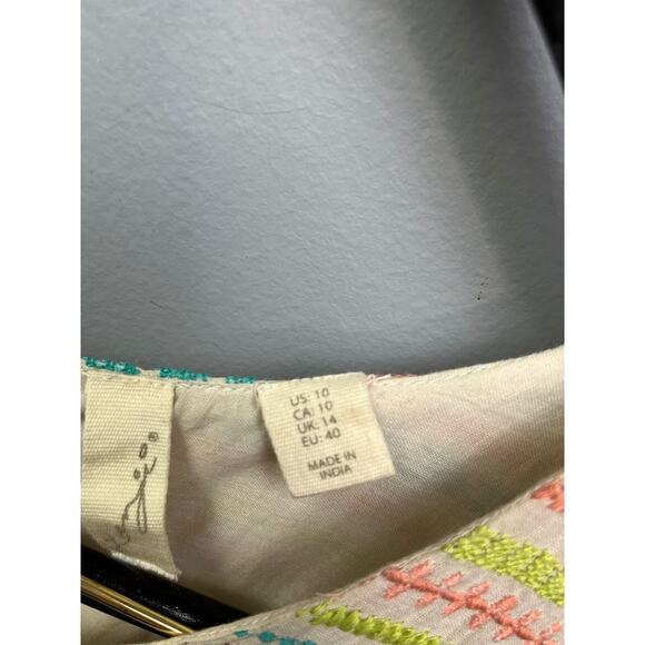 KENZIE ladies size 10 sleeveless embroidered exposed back zipper - Picture 4 of 6